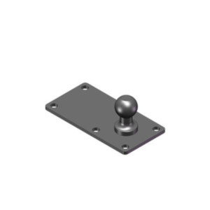 Boule de contrôle de balancement d’attelage de distribution de poids